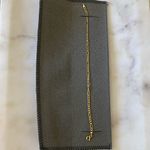 NWT Jordan Blue 14k Gold Figaro Bracelet Photo 2