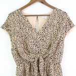 She & Sky  Animal Print Jumper‎ Nude Black Size L Photo 2
