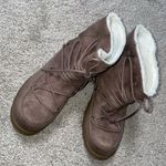 Mad love  Women's Brown fleece inside cozy Winter Boots 8.5 Photo 1