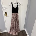 SheIn Pink and Black Polka Dot Wide Leg Jumpsuit Photo 1