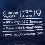 Outdoor Voices Blue Sleeveless Knit Racerback Cami Camisole Crop Tank Top Size S Photo 2