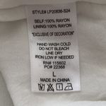 Lush Clothing Lush Embroidered White Romper L Photo 8