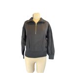 A New Day Women's Quarter Zip Sweatshirt -  Xs Black New Gold Zipper Photo 8