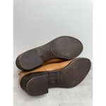 Lucky Brand Boots Size 11 Leather Block Heel Western Style Side Zip Photo 9