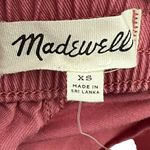 Madewell NWT Side Tie Shorts Women’s Size XS Autumn Berry Twill 4" Inseam Photo 6
