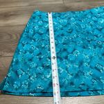 Lija 17” High Rise Turquoise Floral Print Golf Skirt Size 0 Blue Photo 8