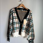 Scotch & Soda NEW  Sweater Cardigan Eggnog/rainforest/meerkat Medium Photo 2