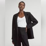 Everlane Drapey City Stripe Blazer – Black – Size 00 – NWT - MSRP $228 Photo 1