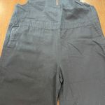 Hurley  Overalls Women's Size Medium Black 100% Cotton Front Zip Adjustable‎ Photo 9