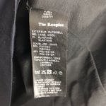 The Kooples  Wool & Leather Pencil Skirt Navy / Black Photo 6