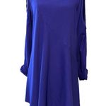 Free People medium women's cold shoulder purple clear skies tunic top dress Photo 13