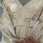 Maggie Sotero Ivory Lace Overlay Wedding Dress Cap Sleeve V Photo 8