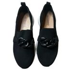 Blondo MCKAYLA chain Waterproof Sneakers Black Suede Size 7.5 Photo 2