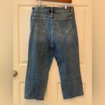 Judy Blue  Light Blue High-Waist Distressed Cropped Wide Leg Jeans.   Size-15 Photo 3
