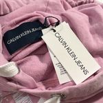 Calvin Klein  Cropped Pink Logo Hoodie-XS Photo 2