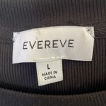 Evereve  Black Otis Rib Side Panel Tank Large Photo 6