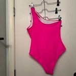 Beilon One Shoulder One piece swimsuit size L Pink Size L Photo 2