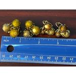 Vintage Vogue Chunky Copper Gold Tone Beaded Necklace and Earrings Photo 11