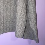 H&M  L Wool Blend Cable Knit Sweater Gray Photo 2