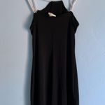 Simple Slinky Black Mini Dress Size M Photo 1