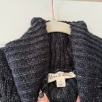 Vine & Love Dark Grey Chunky Knit Turtleneck Sweater Photo 6