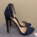 JustFab Blue Denim Kati High Heeled Sandal Photo 2