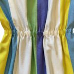 Vintage Stacy Ames 1960s Striped Sleeveless Belted Knee Photo 6