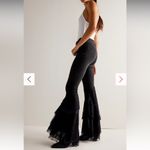 Free People NWOT We The Free Mystique Lace Flare Jeans Photo 3