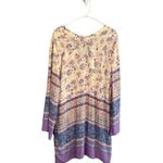 Olivaceous  Pink & Purple Colorful Bright Long Sleeve Boho Dress Women Sz M Photo 1