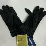 Fownes black leather gloves women’s size Photo 0