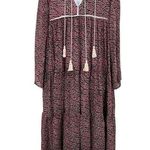 Christy Dawn  The Paloma Midi Dress Pink Comfrey Ditsy Floral Printed Flowy Large Photo 0