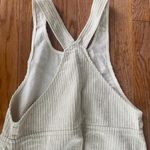 Cozy Casual Beige Corduroy Overall Dress Photo 6