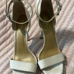 Michael Kors White Snake Print Heels Photo 0