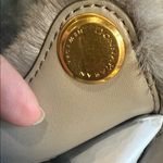 Donna Karan Lawrence Faux Fur Wristlet with Gold Chain Photo 8