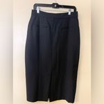 Banana Republic  Black Sculpted MIDI Pencil Skirt SZ 6 Lined Photo 5