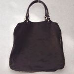 Tory Burch Large Brown Nylon Tote Photo 5