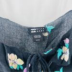 Billabong  Tank Small Going Out Woven Top Coastal Surf California Resort  NWT Photo 6