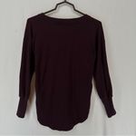 Loft  V Neck Sweater Petite Small Purple Photo 6