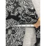 Nectar Clothing  Women's Romper Black Shorts Small Long Sleeve Sheer Surplice Photo 11