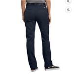 Dickies  Flex Slim Fit Navy Blue Chino Pleated Workwear Straight Leg Pants Size S Photo 5