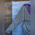 ROTATE Birger Christensen Billie Mini Dress size 0 Silver Photo 6