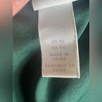 H&M  Pleated Longsleeve Mini Green Dress Size XL Office Sire  Corpcore Photo 6