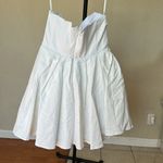 House Of CB  Emmanuela‎ White Strapless Pleated Mini Dress NWOT size XL Photo 6