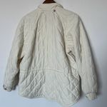 Lizwear Petite Quilted Jacket Cream Size Small‎ Photo 1