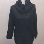 Active USA grey knit crochet cowl neck sweater Photo 0