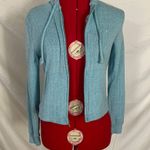 Roxy Heathered Sky Blue Zip Up Hoodie size Medium Photo 2