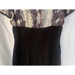 Bebe Y2K Glam  Snake Print Bandage Dress Women Medium Cap Sleeve Bodycon Clubwear Photo 4