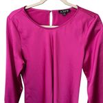 J.Crew Pink Bell Sleeve Satin Blouse Size Medium Top Business Career Photo 1