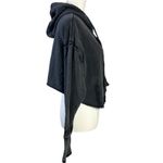 Free People FP Movement Body Language Crop Zip Hoodie in Black Size Large Photo 5