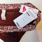 Athleta 🆕 NWT Aqualuxe Batik Mid Rise Bottom Bikini Floral Swimsuit Size Medium Photo 14